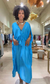 Kaftan Sardenha Azul Ezildinha